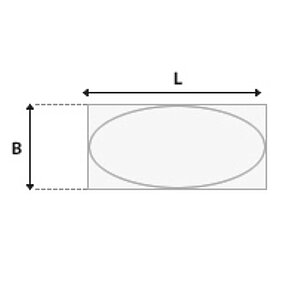 Forme rectangulaire / Forme ovale